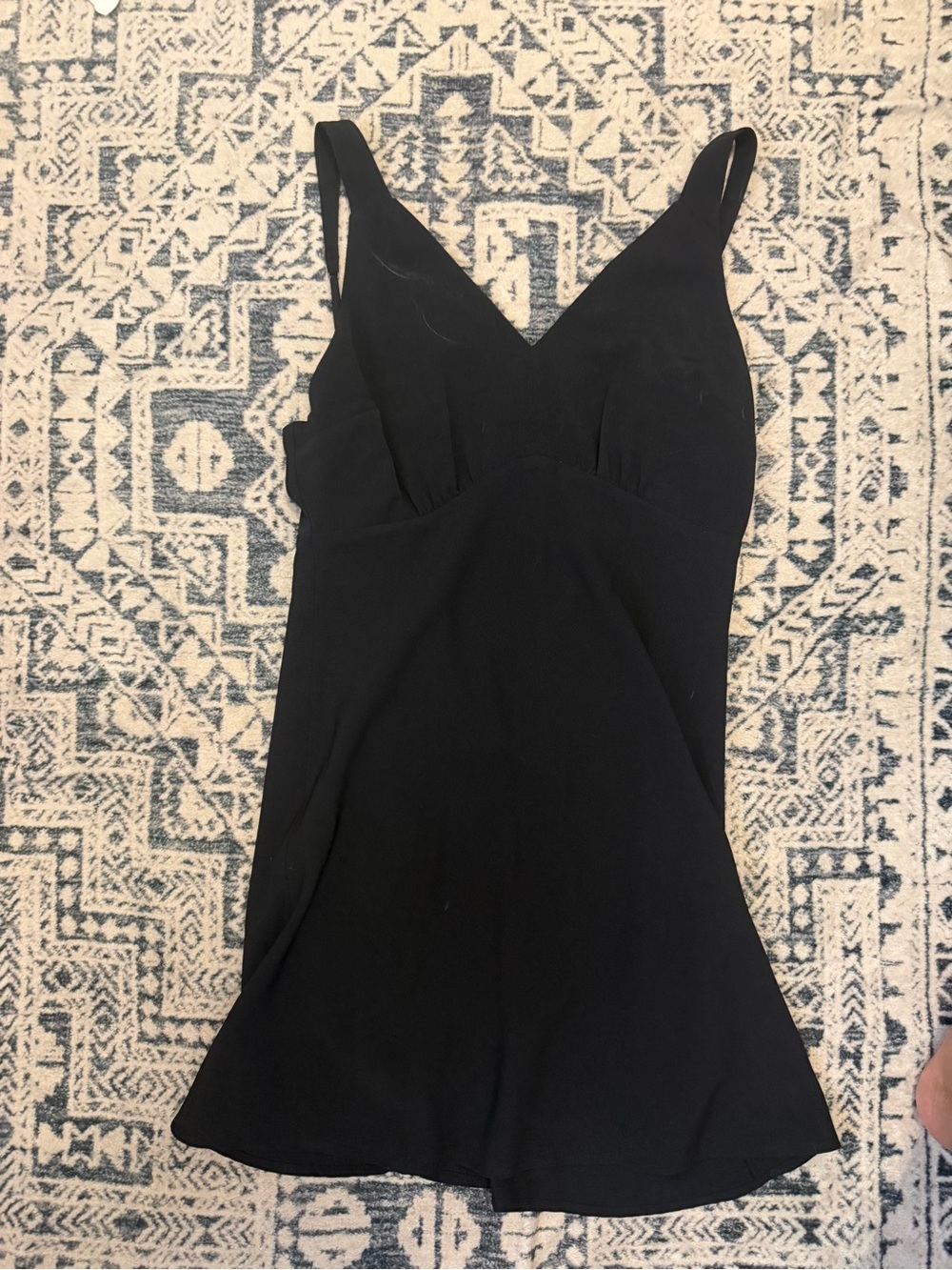 Abercrombie & Fitch Black V-Neck Slip Dress